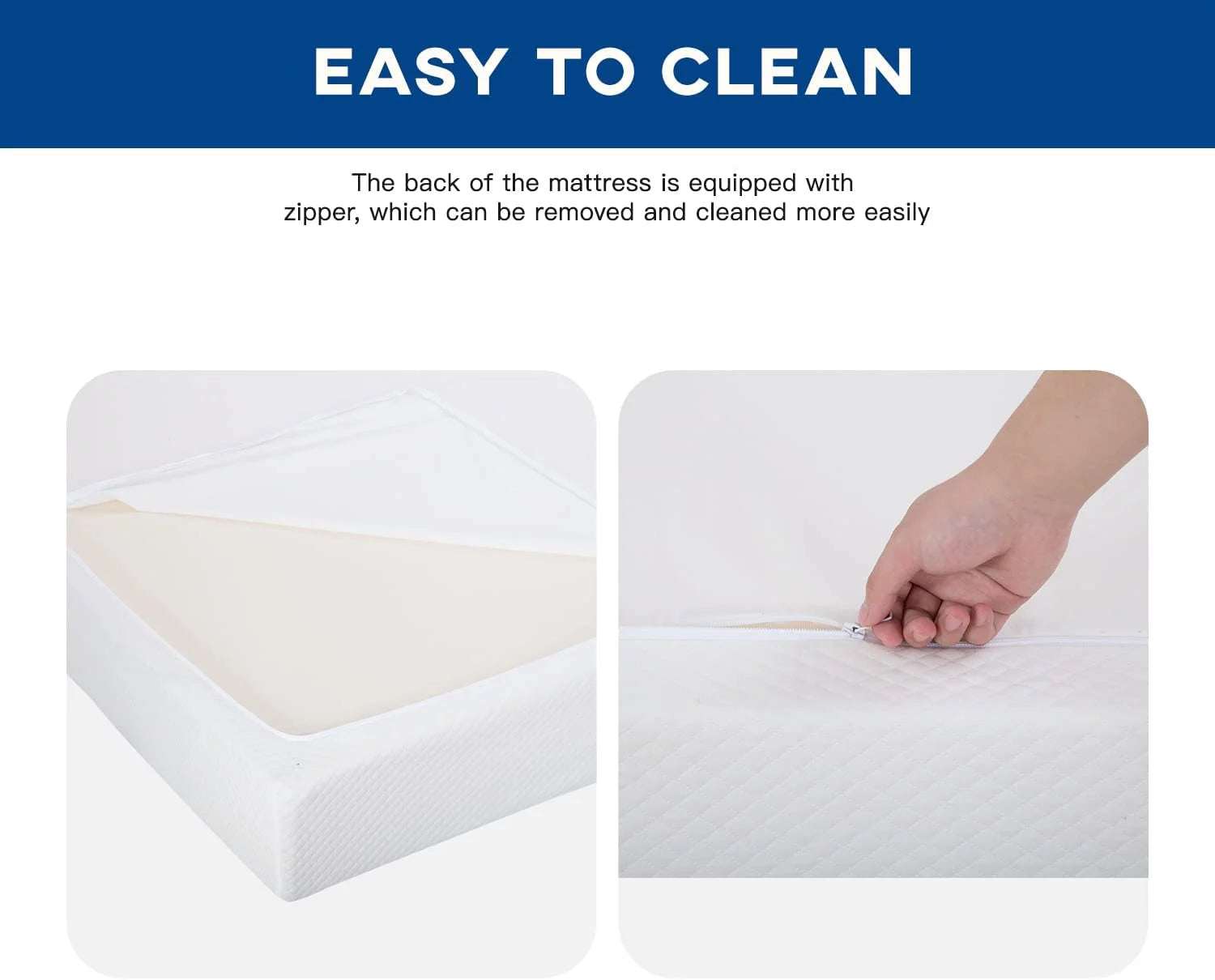 Memory Foam Mattress in a Box Mattresses Certipur-Us Certified Pressure Relieving (6 In, Queen)